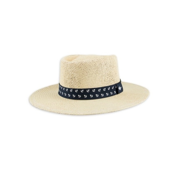 NWT Dockers Nautical Straw Hat - Picture 1 of 8